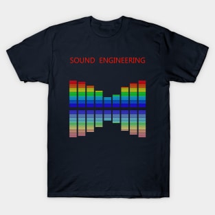 Best design sound engineering audio engineer T-Shirt